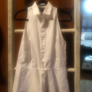 Ralph Lauren collared sleeveless top and tie